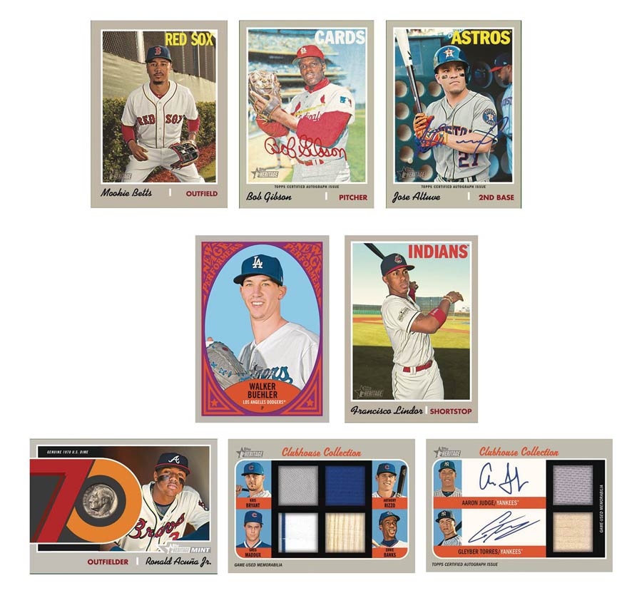 Topps 2019 Heritage Baseball Trading Cards Box