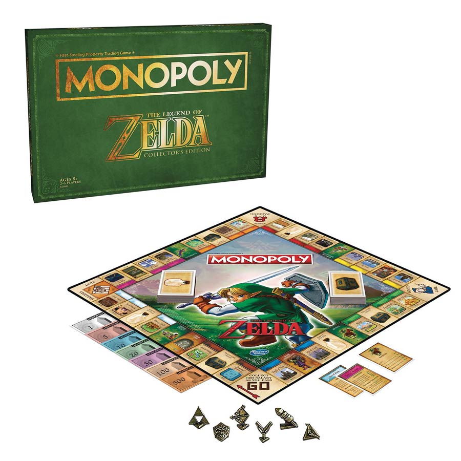 Monopoly Legend Of Zelda Edition Board Game Case