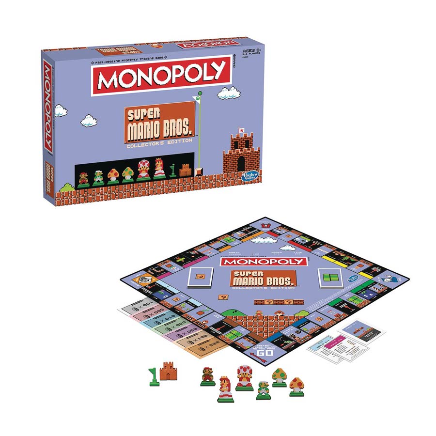 Monopoly Super Mario Bros Collectors Edition Board Game Case