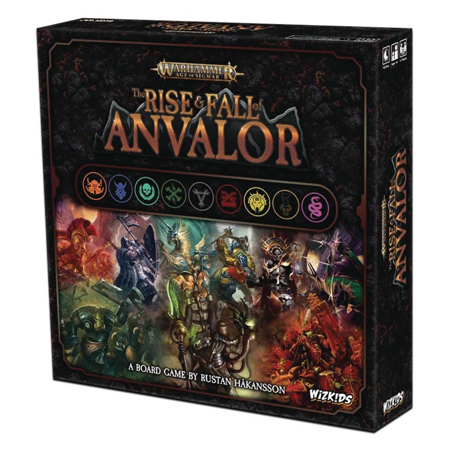 Warhammer Age Of Sigmar Rise & Fall Of Anvalor Board Game