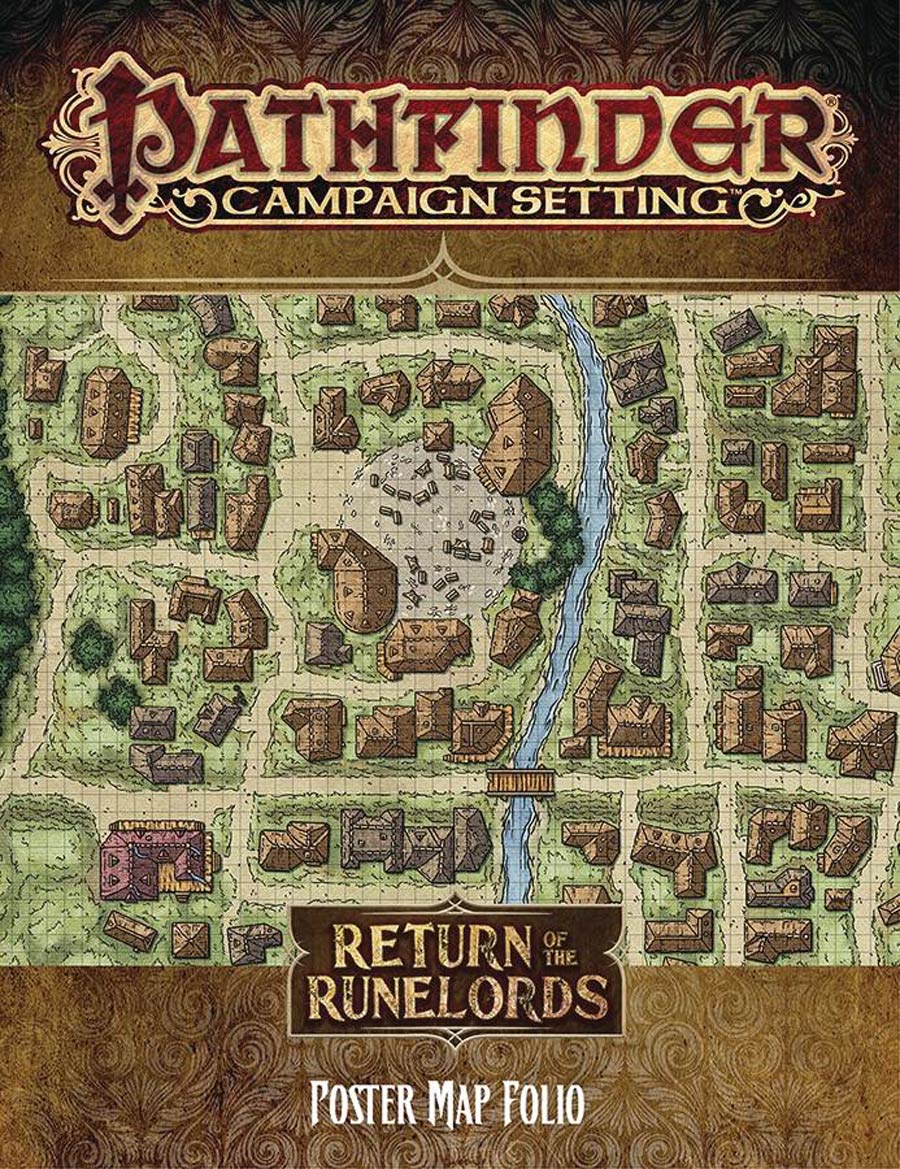 Pathfinder Campaign Setting - Return Of The Runelords Poster Map Folio