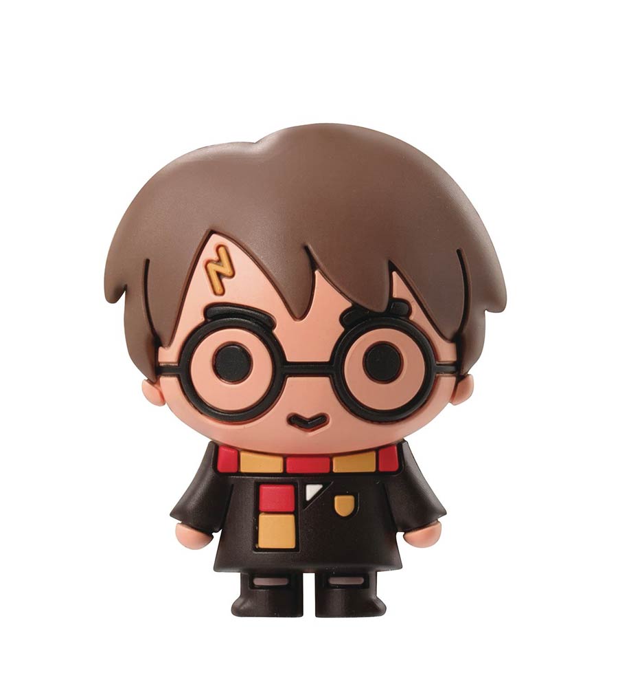 Harry Potter 3D Foam Magnet - Harry Potter With Scarf