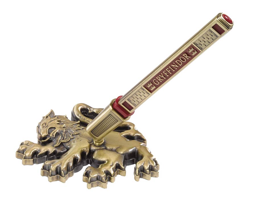 Harry Potter Pen & Desk Stand - Gryffindor House