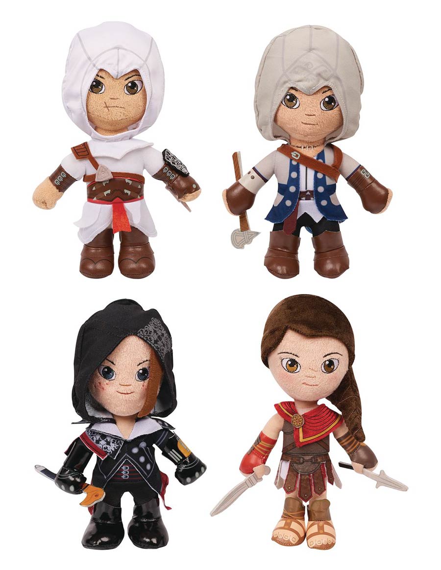 Ubisoft Assassins Creed Plush 6-Piece Display