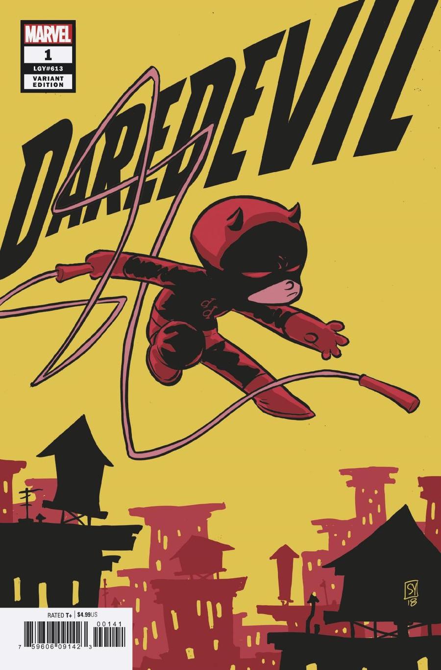 Daredevil Vol 6 #1 Cover C Variant Skottie Young Baby Cover