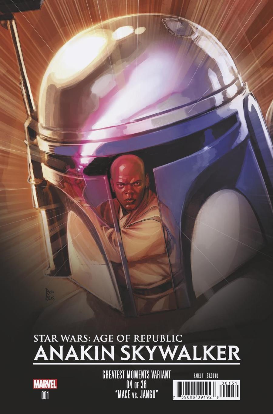 Star Wars Age Of Republic Anakin Skywalker #1 Cover D Variant Rod Reis Greatest Moments Cover