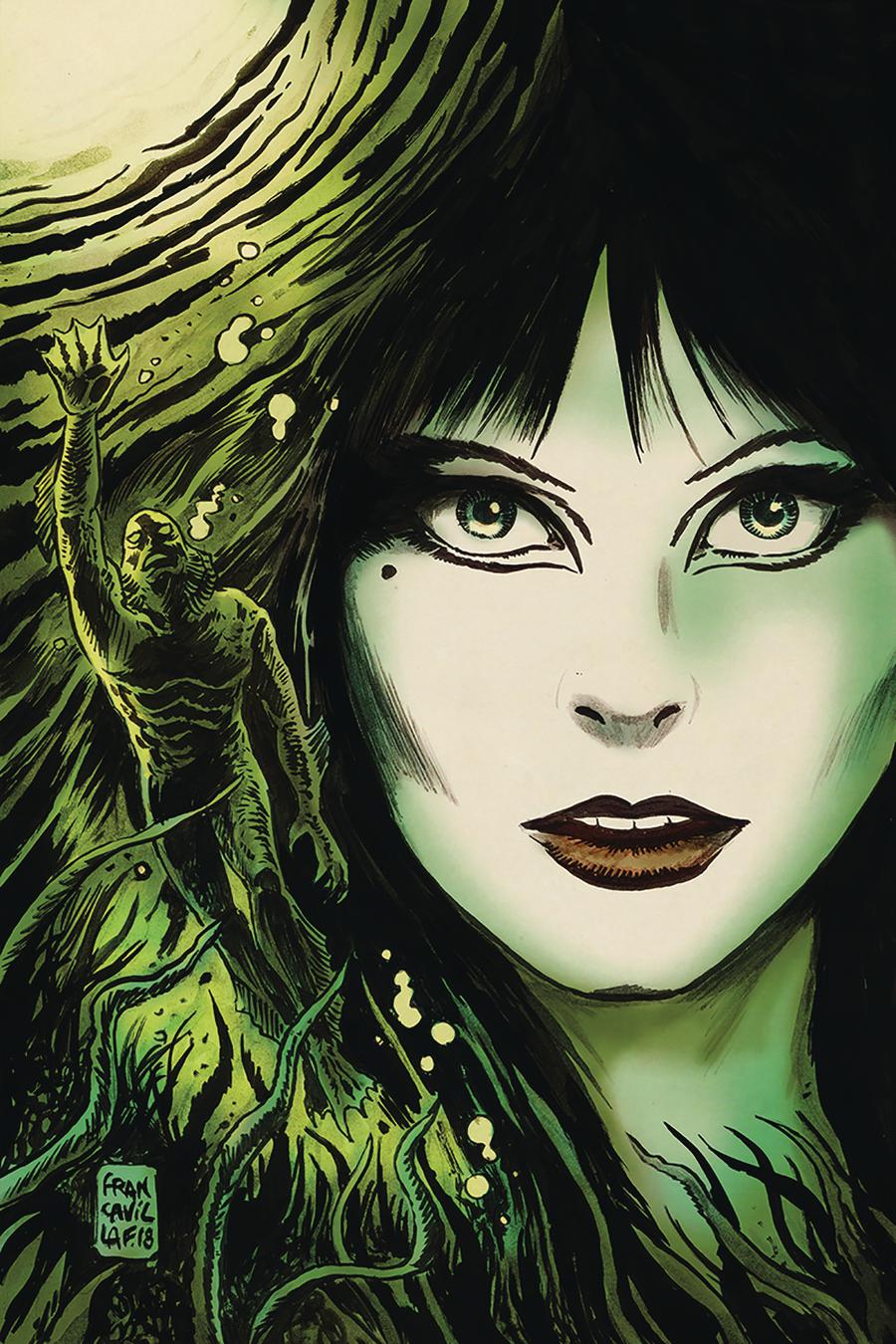 Elvira Shape Of Elvira #2 Cover E Incentive Francesco Francavilla Virgin Cover