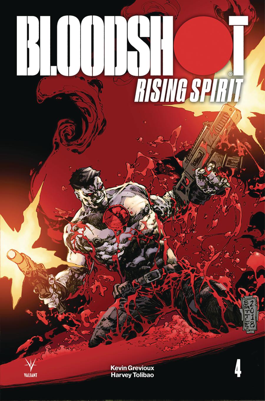 Bloodshot Rising Spirit #4 Cover D Incentive Eric Battle Variant Cover