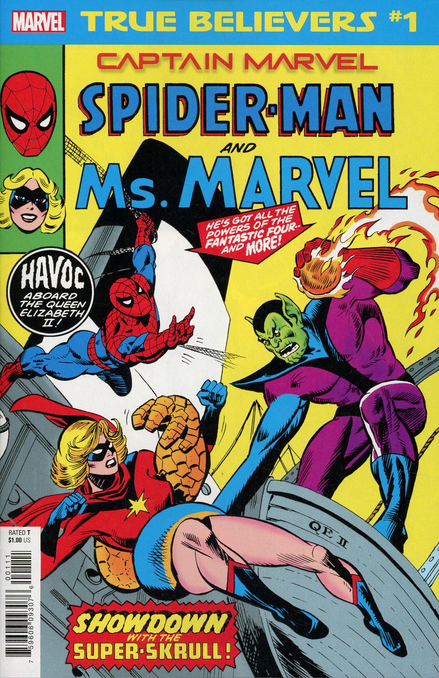 True Believers Captain Marvel Spider-Man & Ms Marvel #1