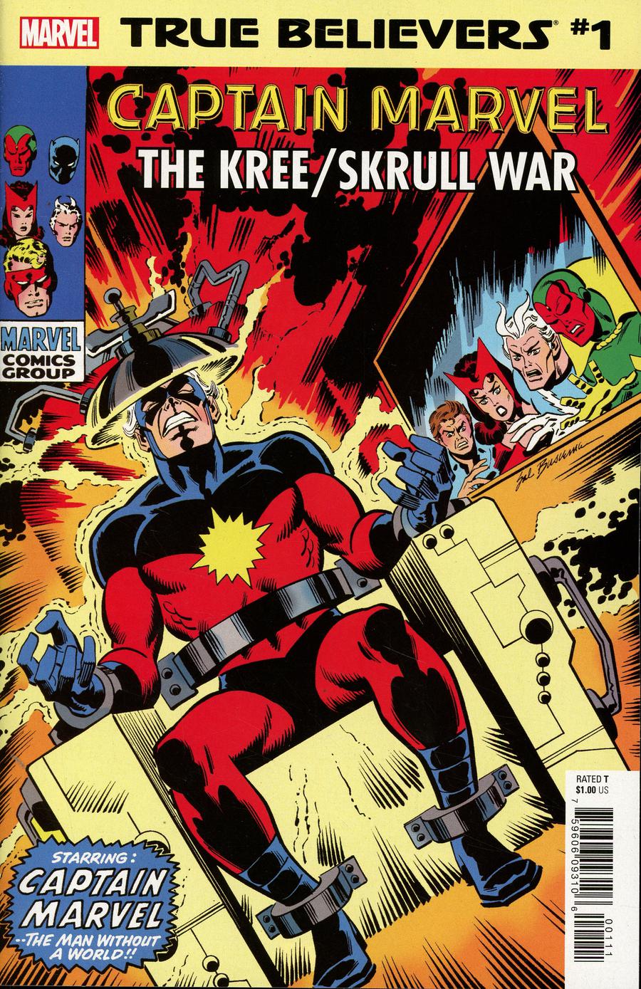 True Believers Captain Marvel Kree Skrull War #1