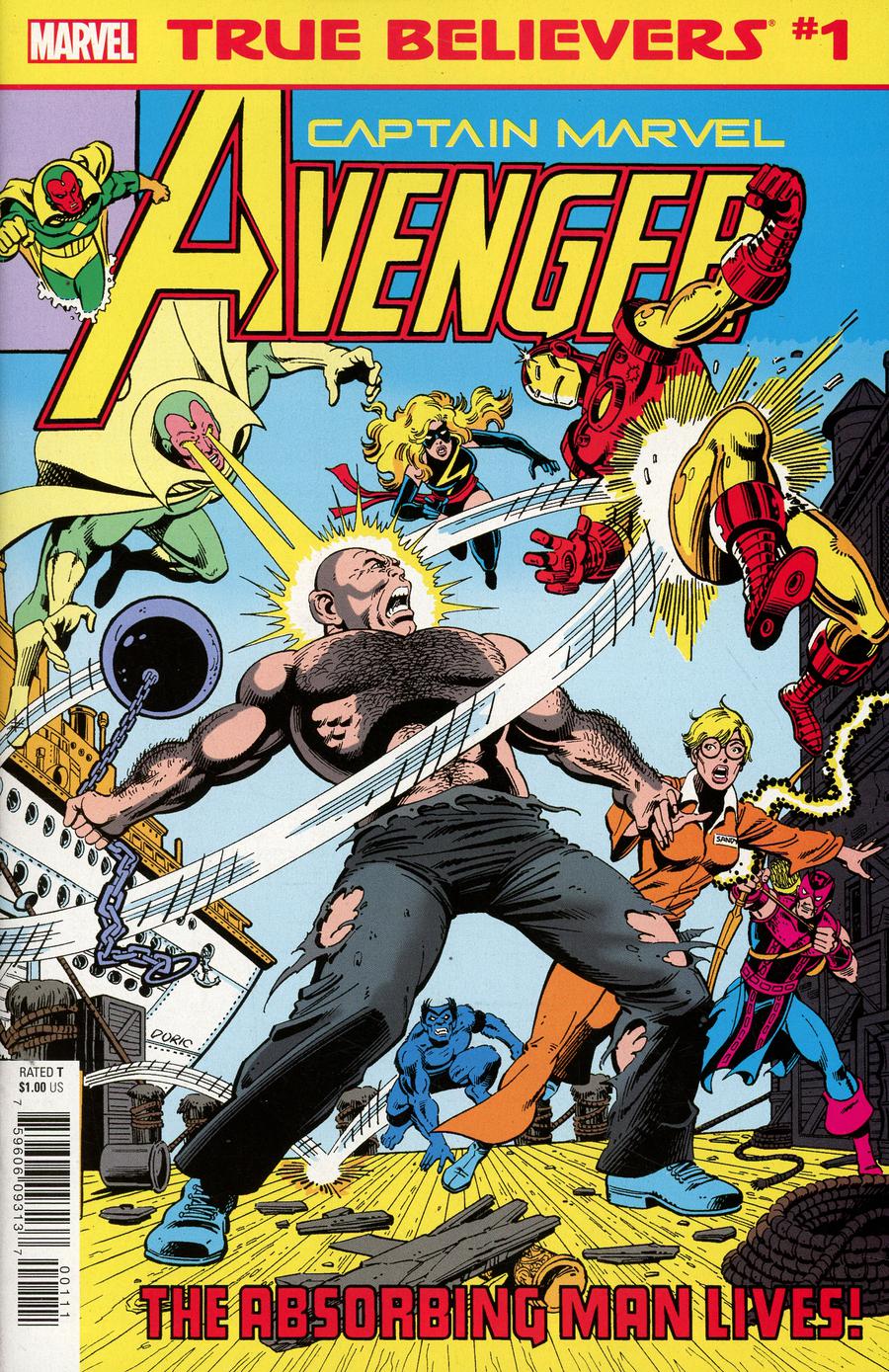 True Believers Captain Marvel Avenger #1