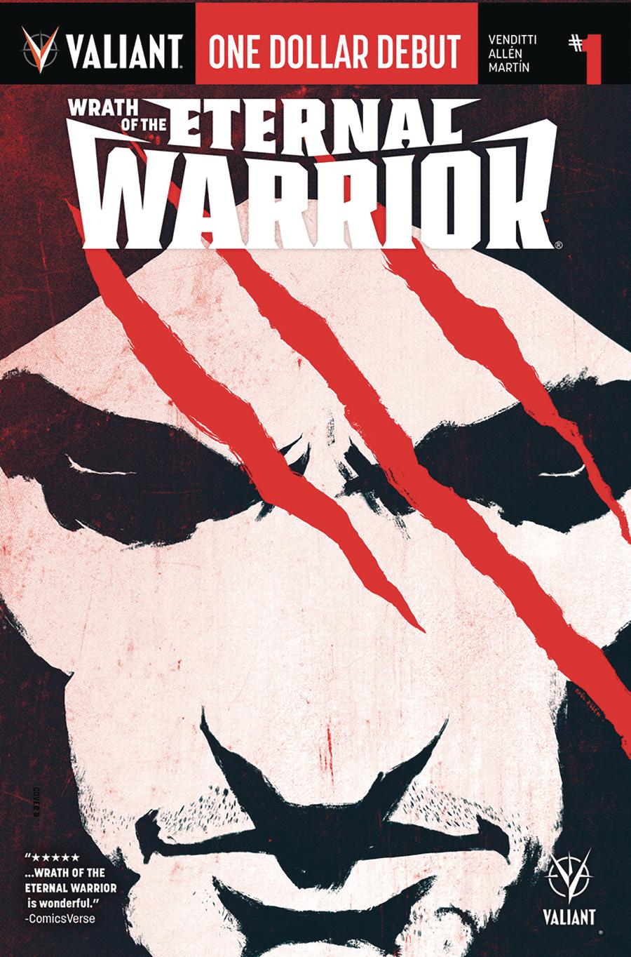 Wrath Of The Eternal Warrior #1 Cover J One Dollar Debut Edition