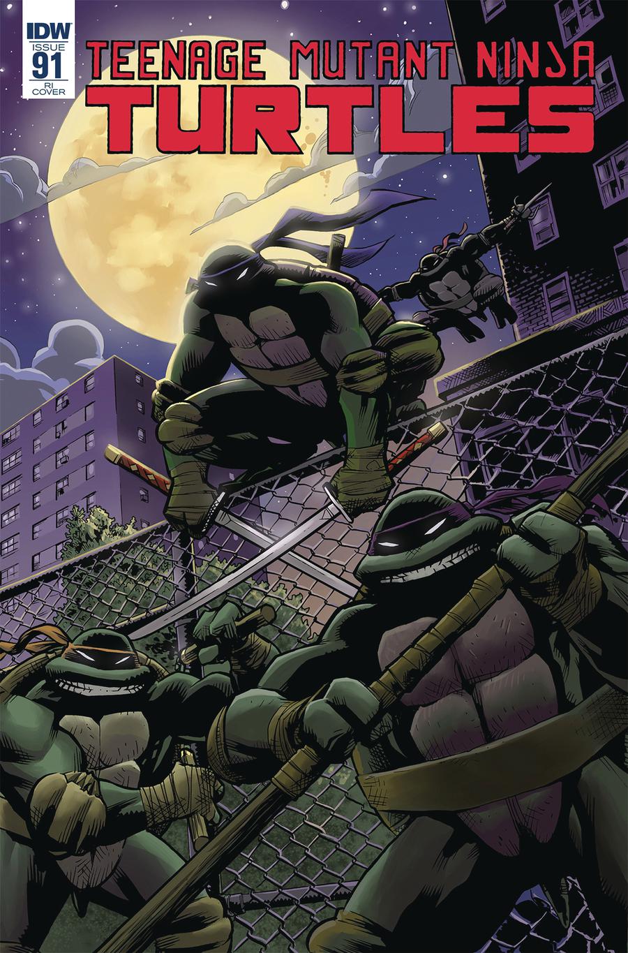 Teenage Mutant Ninja Turtles Vol 5 #91 Cover C Incentive Karl Moline Variant Cover