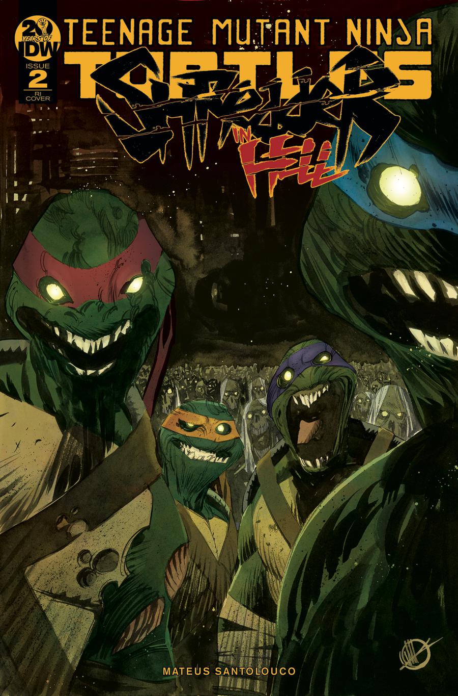 Teenage Mutant Ninja Turtles Shredder In Hell #2 Cover C Incentive Matteo Scalera Variant Cover
