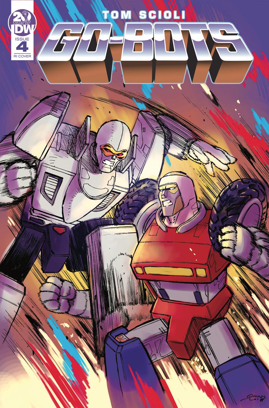 Go-Bots #4 Cover C Incentive Giannis Milonogiannis Variant Cover