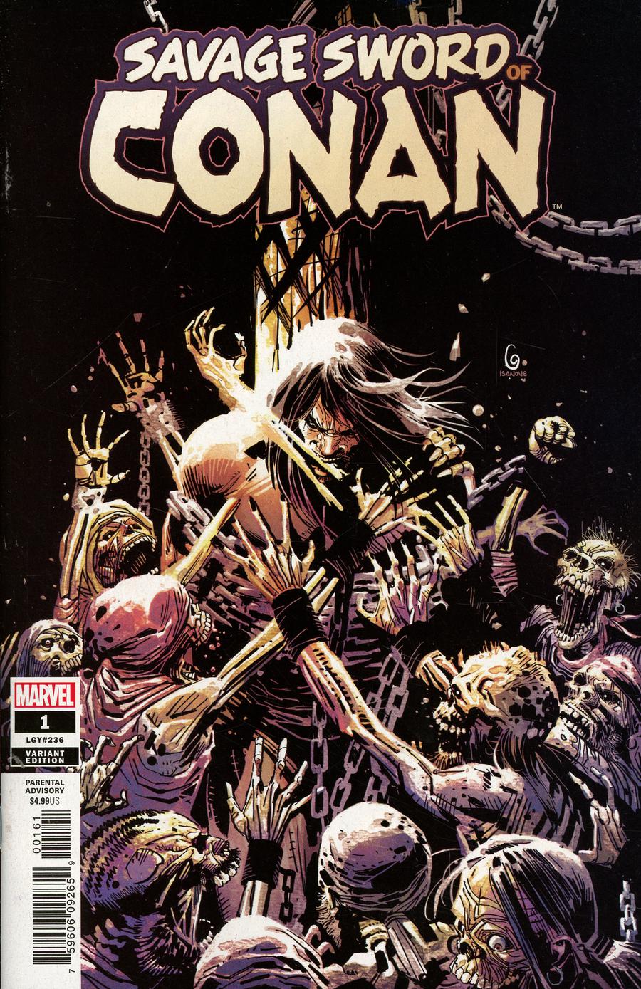 Savage Sword Of Conan #1 Cover D Incentive Ron Garney Color Variant Cover