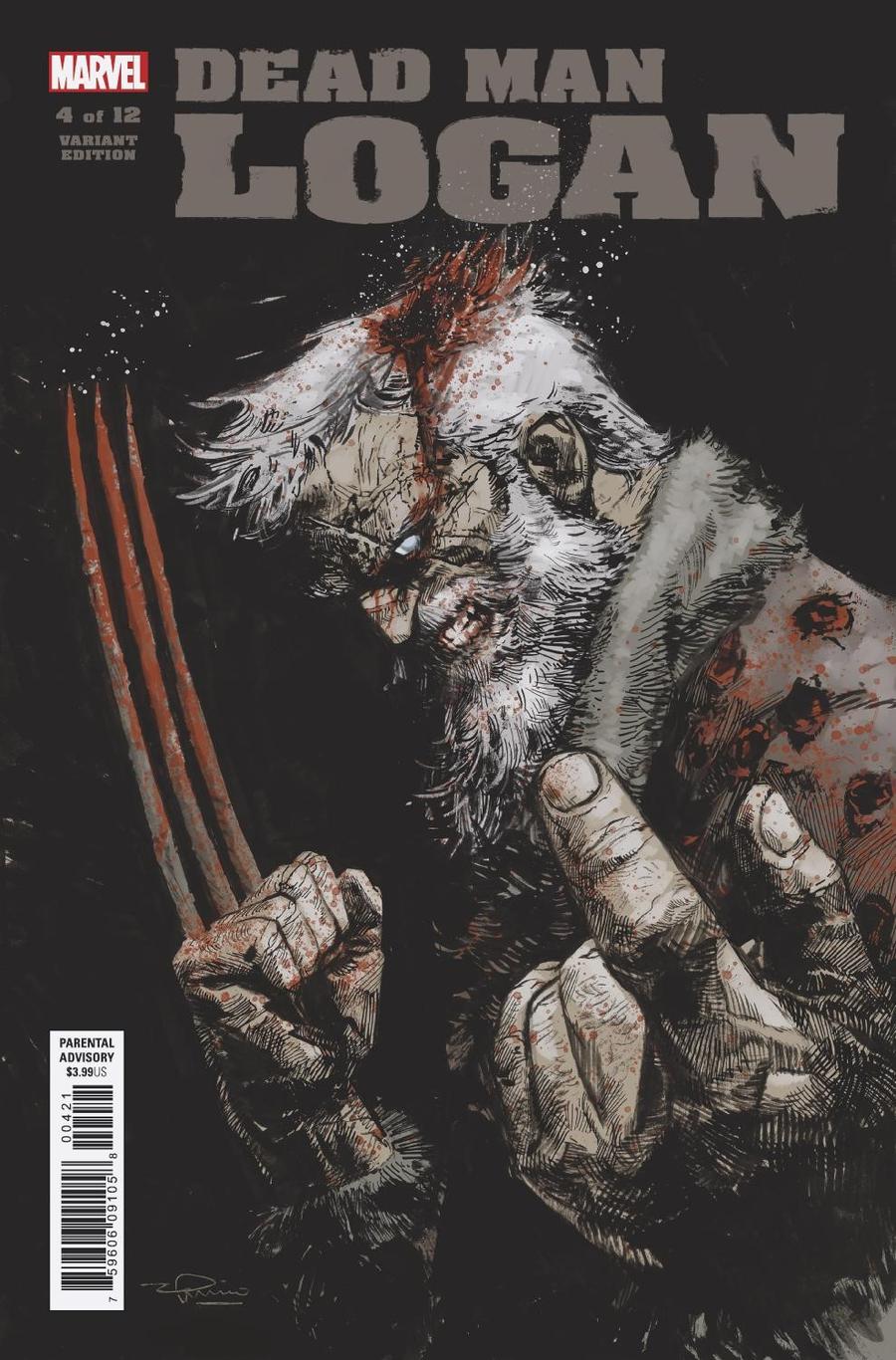 Dead Man Logan #4 Cover B Incentive Gerardo Zaffino Variant Cover