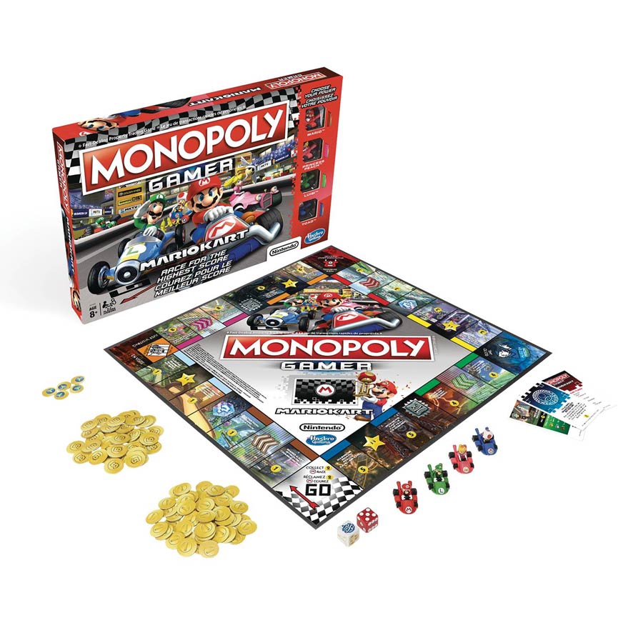 Monopoly Gamer Mario Kart Edition Board Game