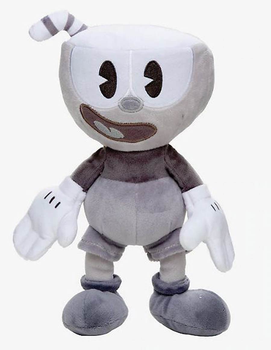 Cuphead SuperCute Plush - Cuphead Black & White
