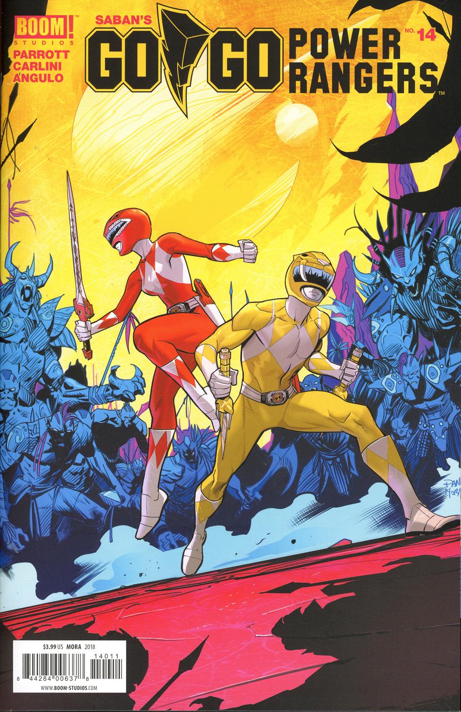Sabans Go Go Power Rangers #14 Cover A Regular Dan Mora Cover (Shattered Grid Tie-In)