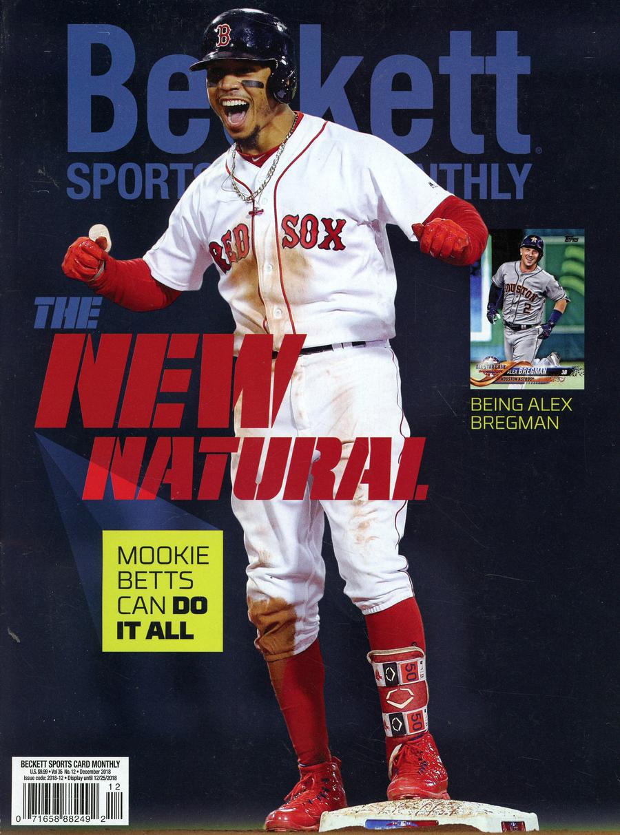 Beckett Sports Card Monthly #405 Vol 35 #12 December 2018