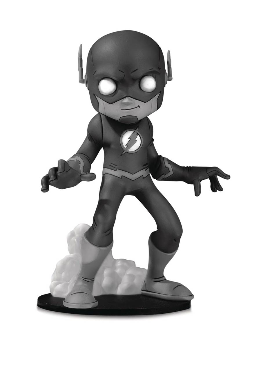 DC Artists Alley Designer Vinyl Figure By Chris Uminga - Flash Black & White Version