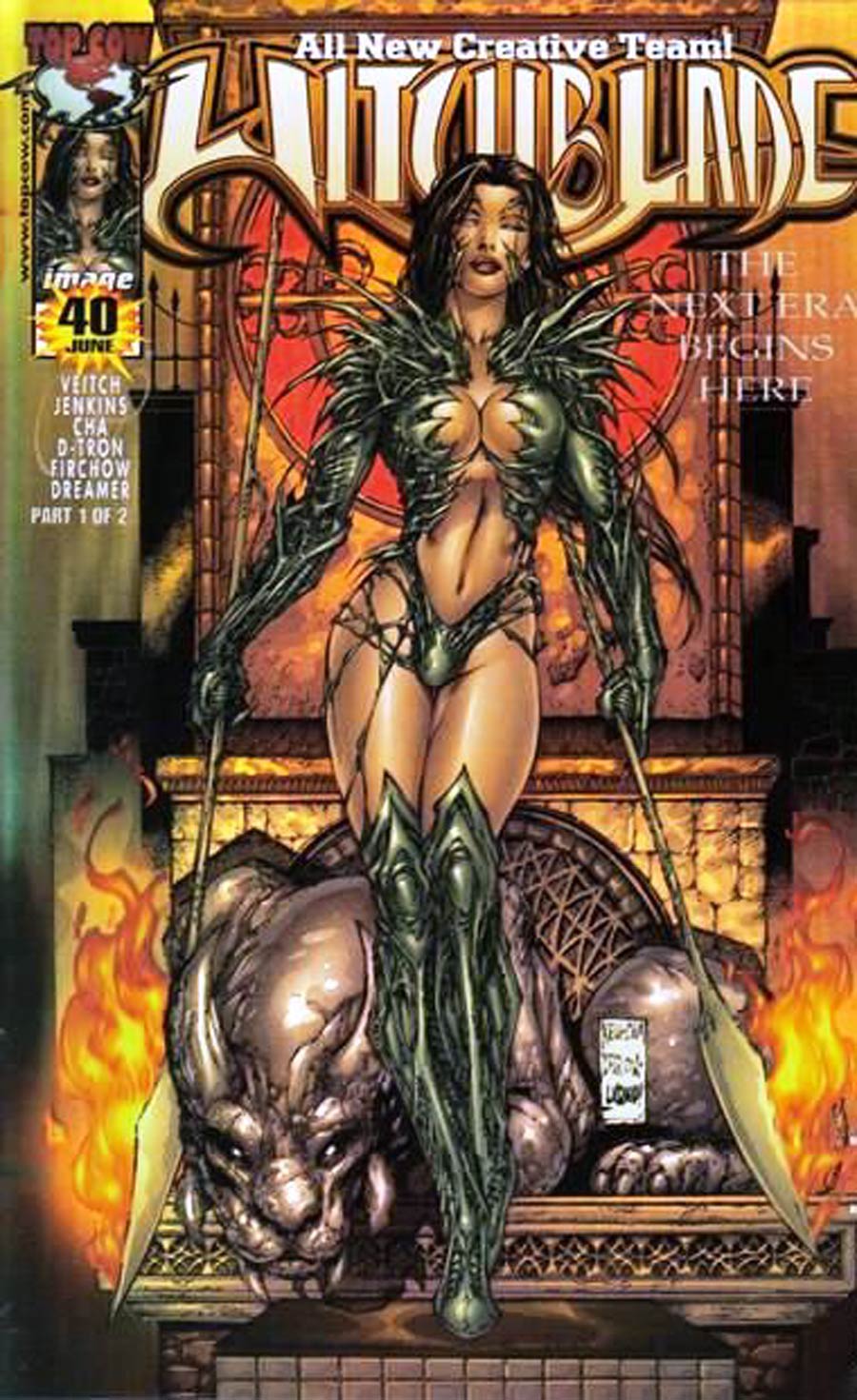 Witchblade #40 Cover D DF Omni-Chrome With Certificate