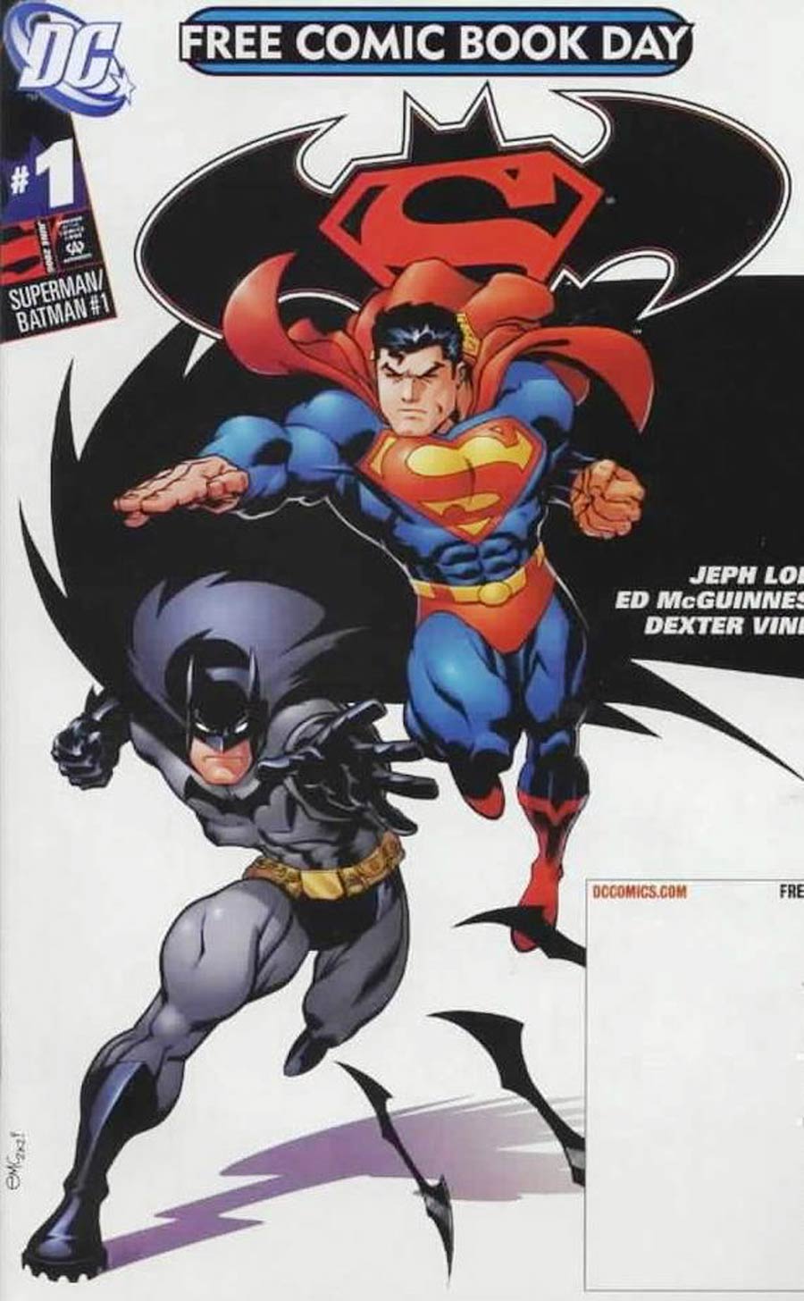 Superman Batman #1 Cover F FCBD 2006 Reprint