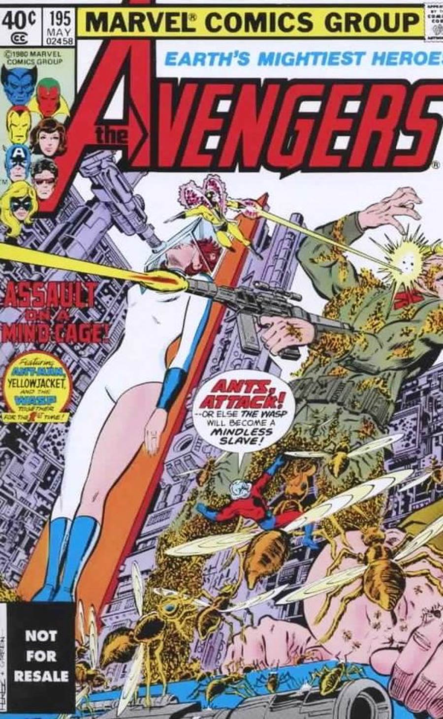 Avengers #195 Cover B Toy Reprint