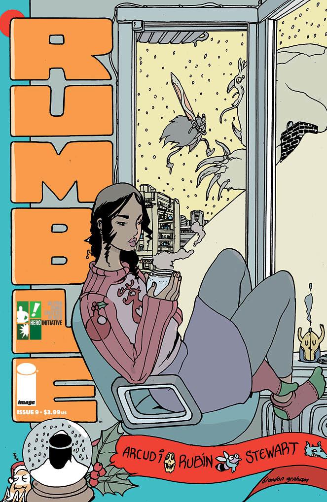 Rumble Vol 2 #10 Cover C Variant Brandon Graham Hero Initiative Cover