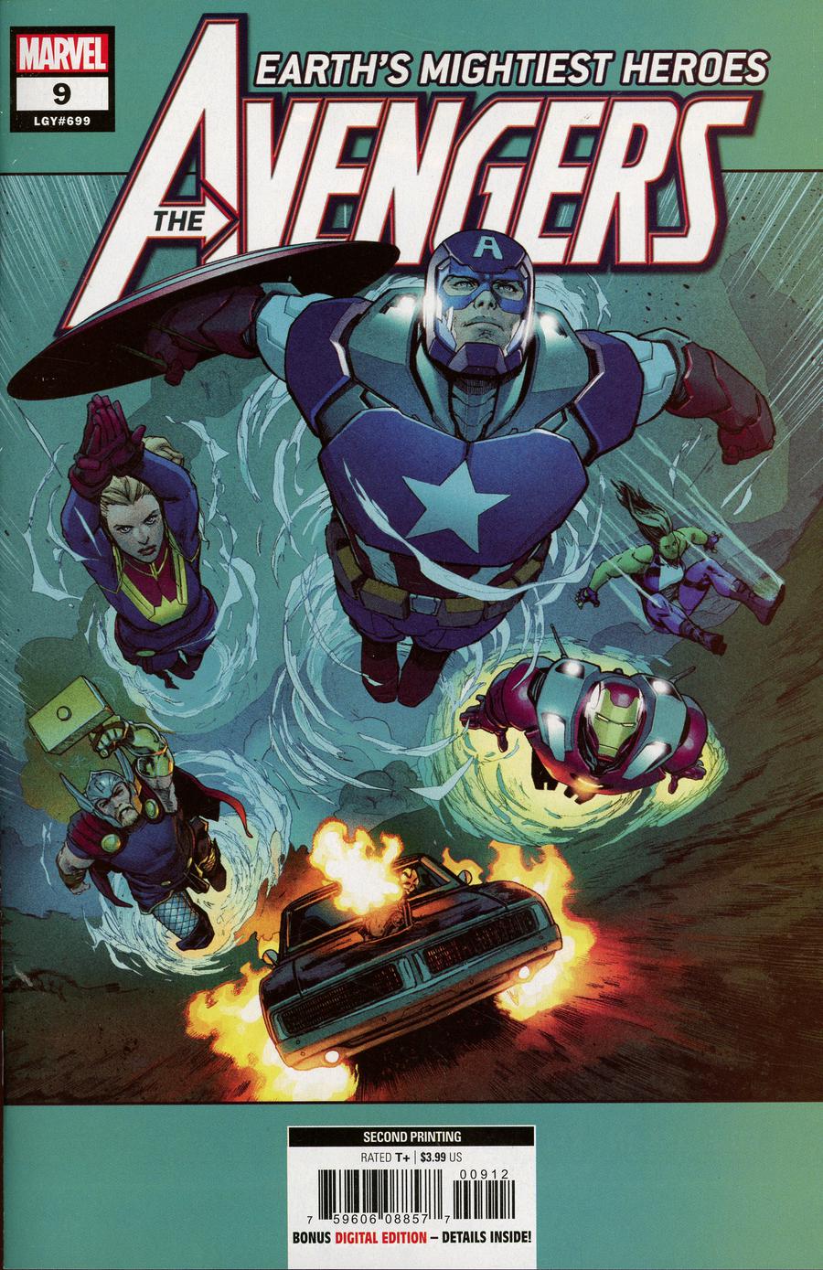 Avengers Vol 7 #9 Cover E 2nd Ptg Variant David Marquez Cover