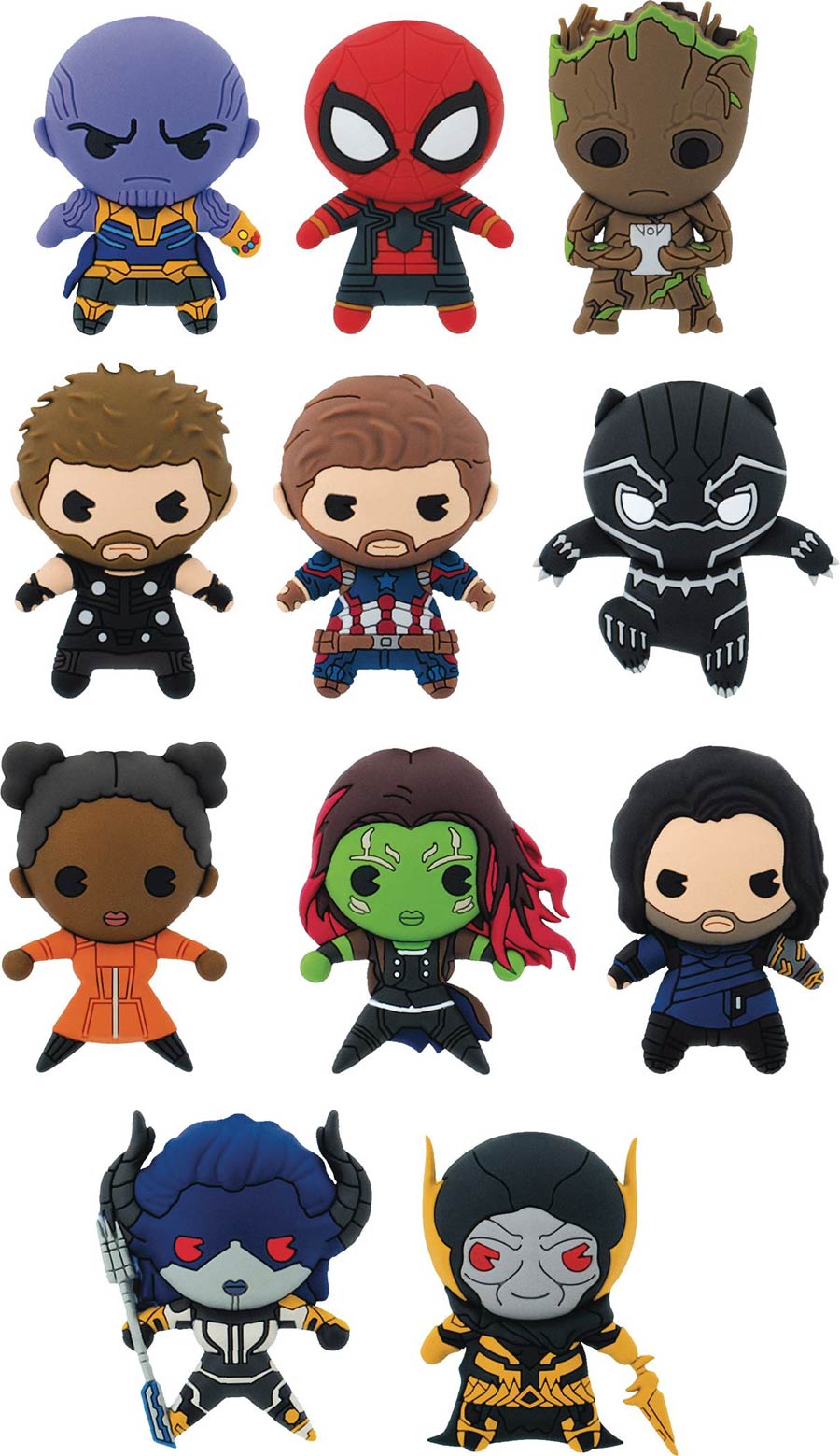 Avengers Infinity War 3D Figural Keyring Series 2 Blind Mystery Box