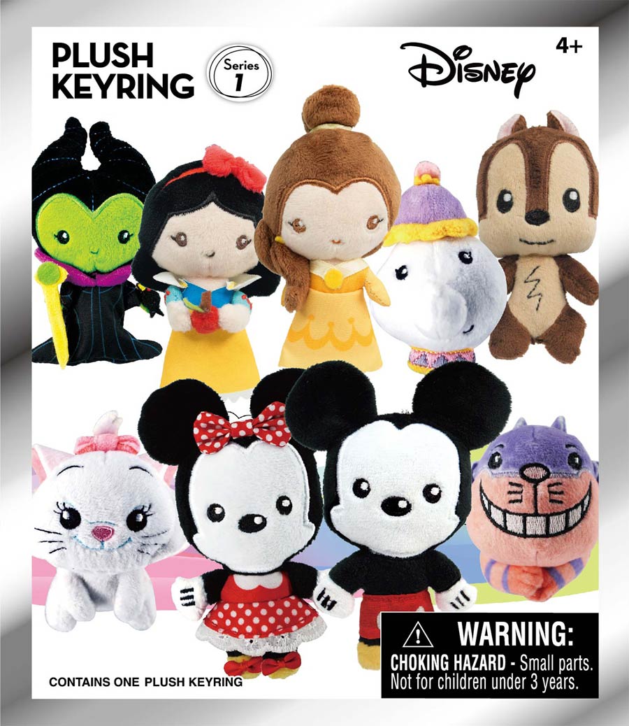 Disney Plush Keyring Blind Mystery Box 24-Piece Display