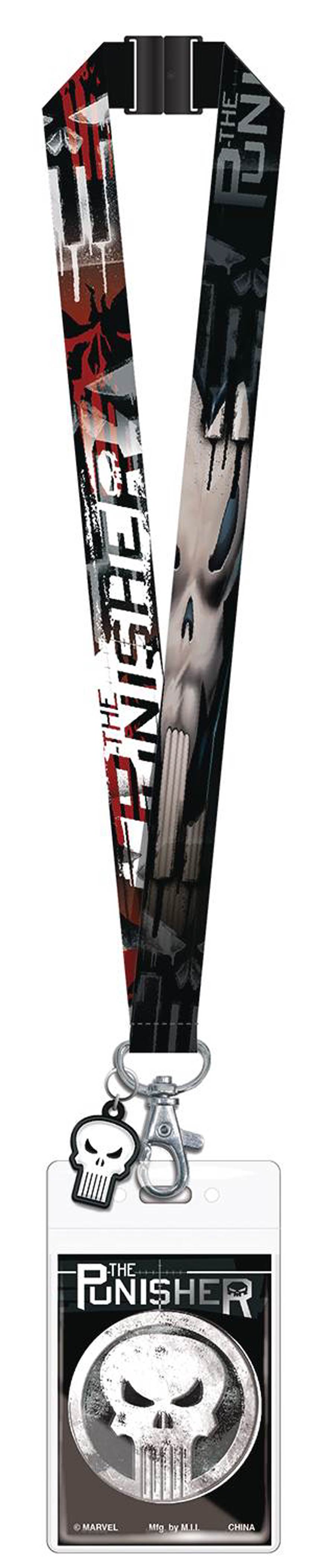 Marvel Punisher Lanyard With Charm