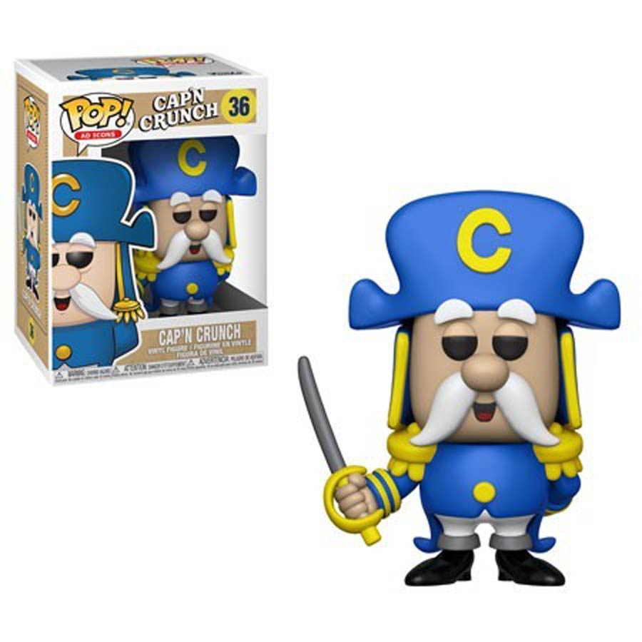 POP Ad Icons 36 Quaker Oats CapN Crunch With Sword Vinyl Figure
