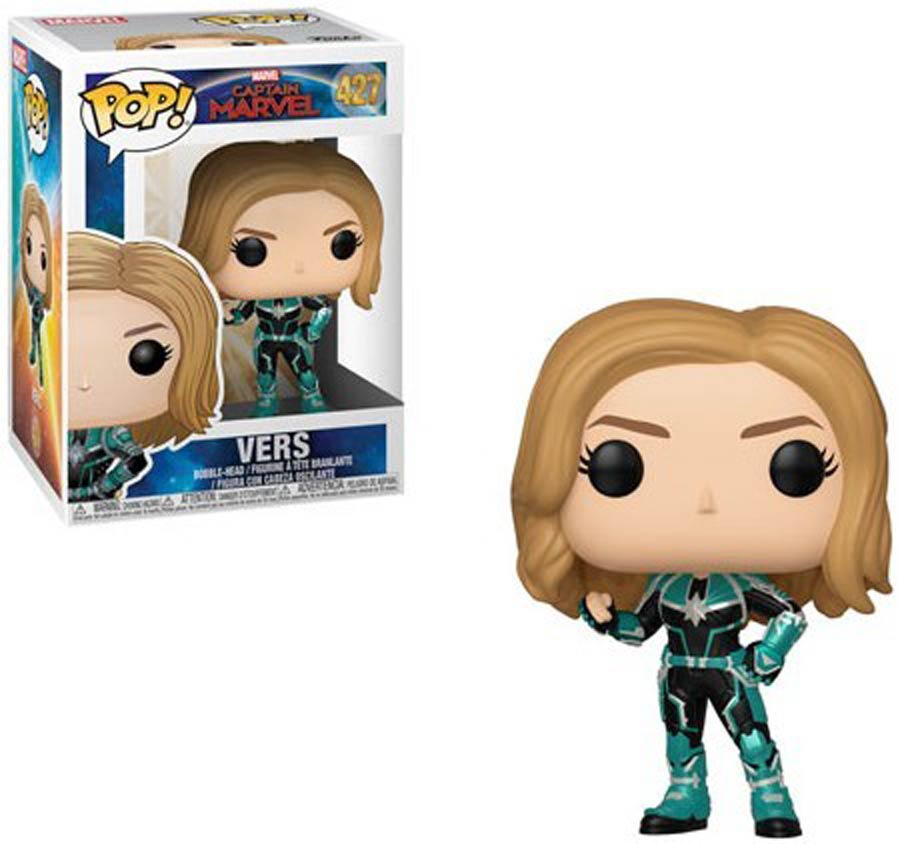 POP Marvel 427 Captain Marvel Movie Vers Vinyl Bobble Head