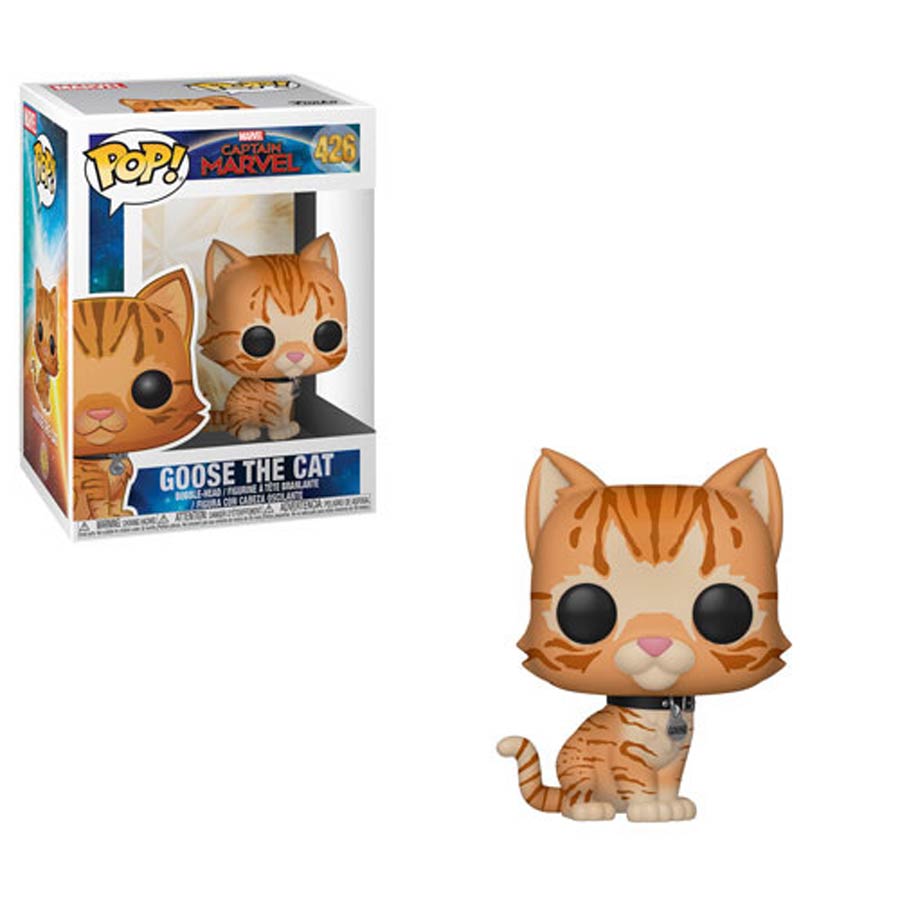 POP Marvel 426 Captain Marvel Movie Goose The Cat Vinyl Bobble Head
