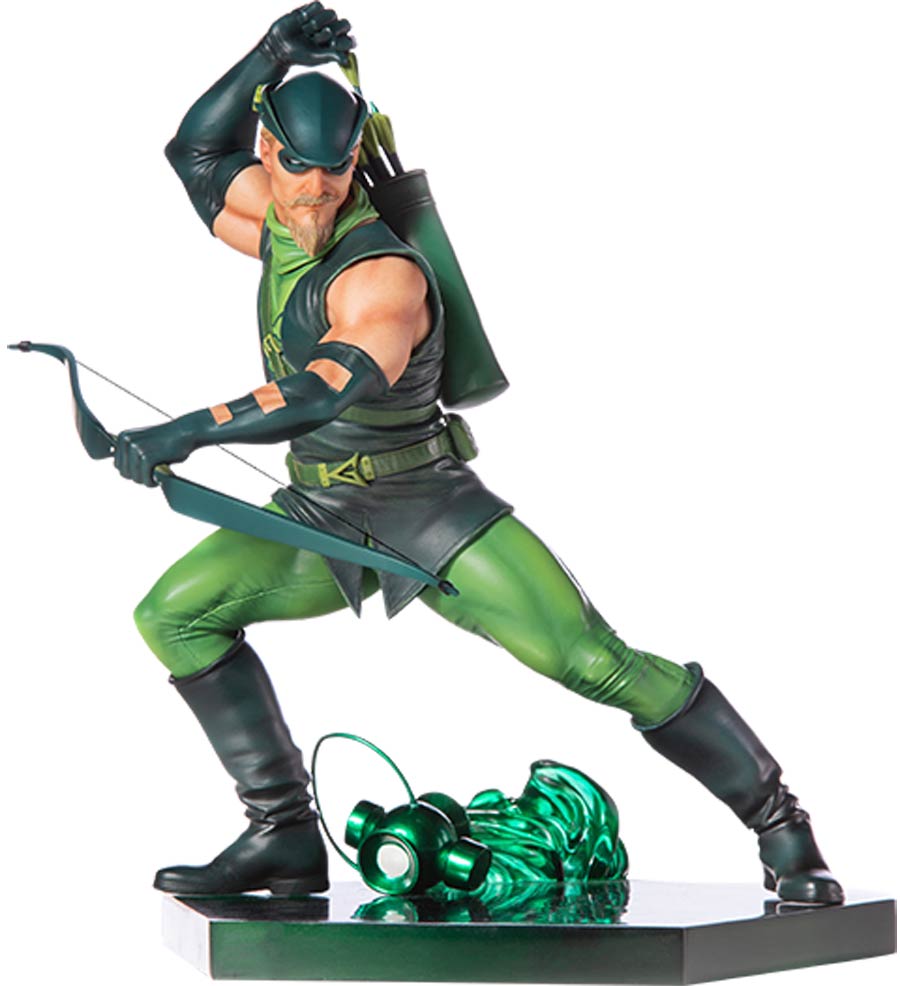 Green Arrow DC Comics Series 4 By Ivan Reis Battle Diorama Series Art Scale 1/10 Scale Statue