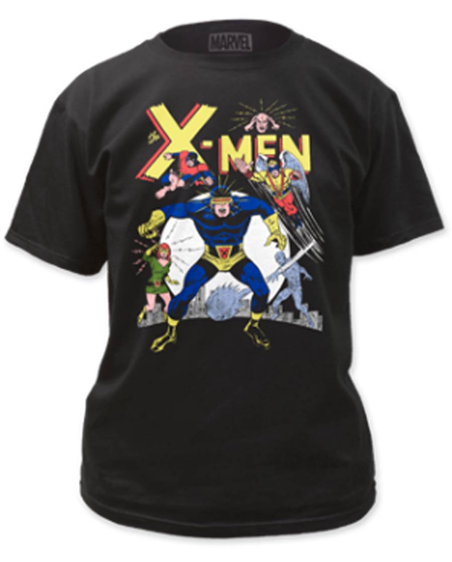 X-Mens Fateful Finale Mens Black T-Shirt Large