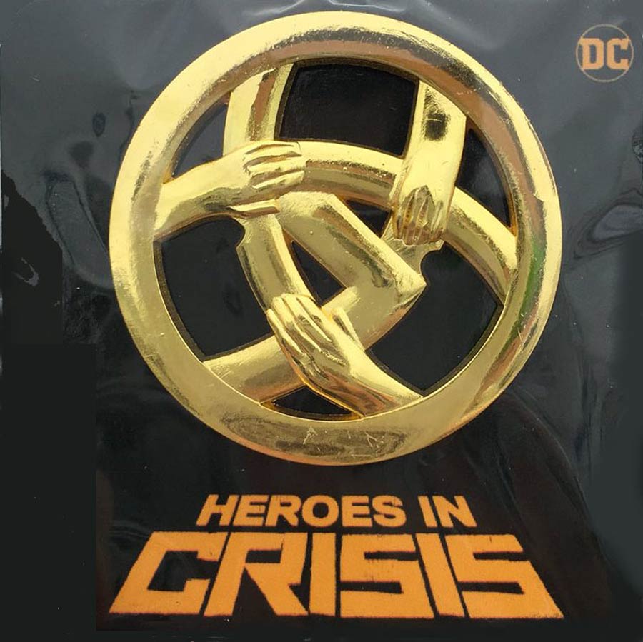 DC Heroes In Crisis Sanctuary Pin