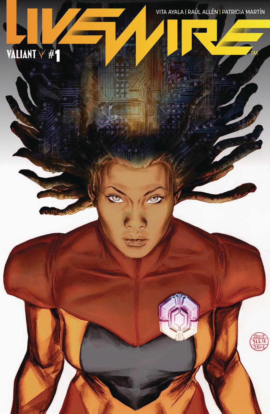 Livewire #1 Cover F Incentive Doug Braithwaite Glass Variant Cover