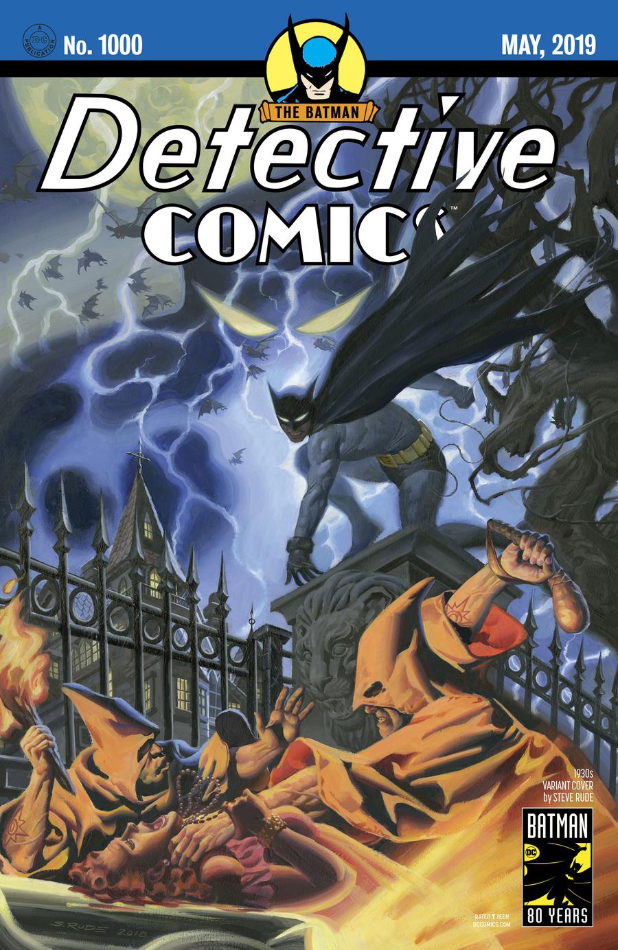 Detective Comics Vol 2 #1000 Cover B Variant Steve Rude 1930s Cover