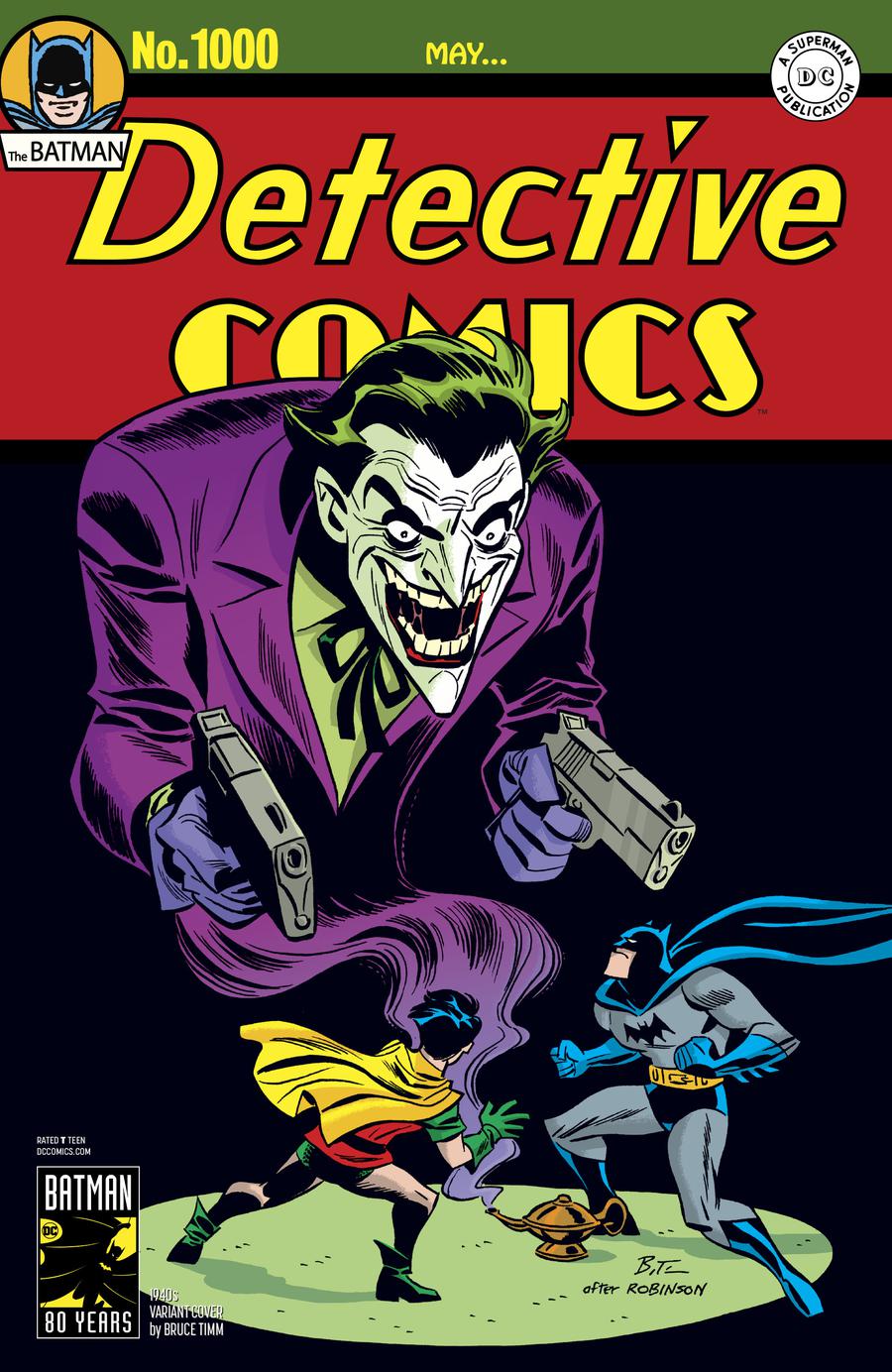 Detective Comics Vol 2 #1000 Cover C Variant Bruce Timm 1940s Cover
