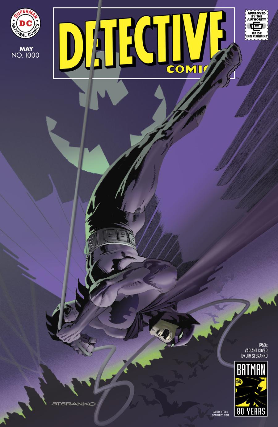 Detective Comics Vol 2 #1000 Cover E Variant Jim Steranko 1960s Cover