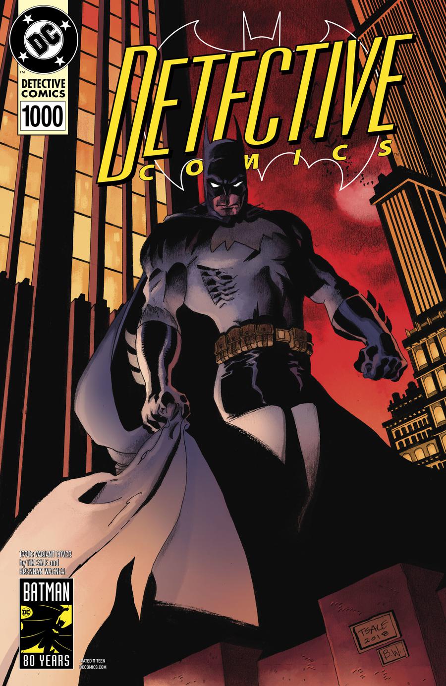 Detective Comics Vol 2 #1000 Cover H Variant Tim Sale 1990s Cover