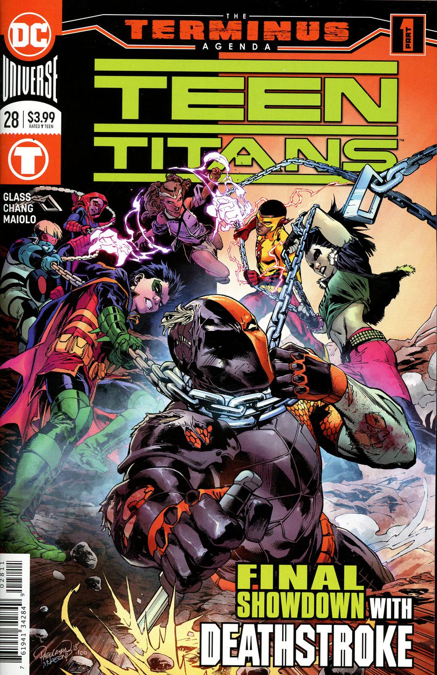 Teen Titans Vol 6 #28 Cover A Regular Carlo Pagulayan Cover (Terminus Agenda Part 1)