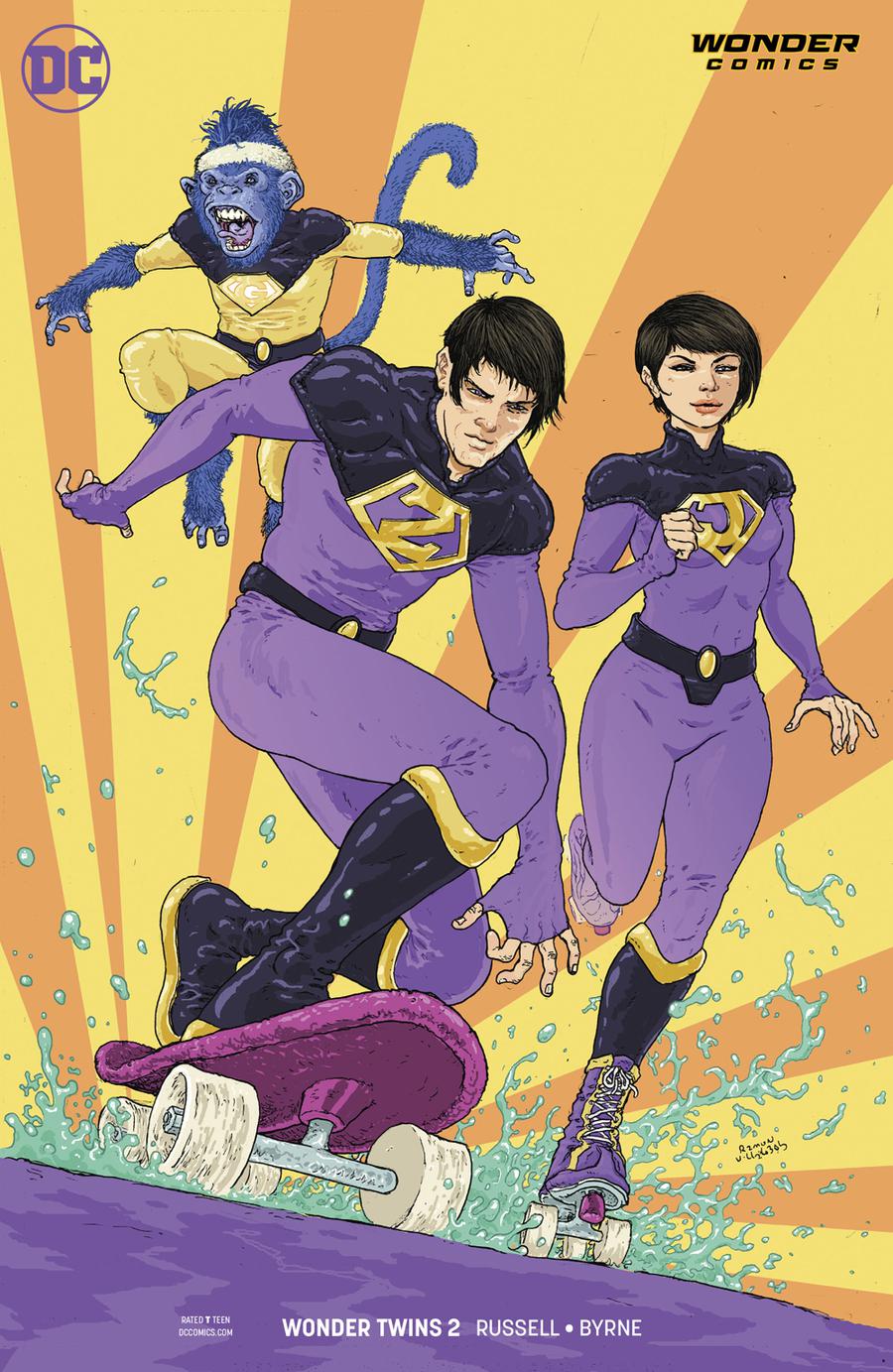 Wonder Twins #2 Cover B Variant Ramon Villalobos Cover