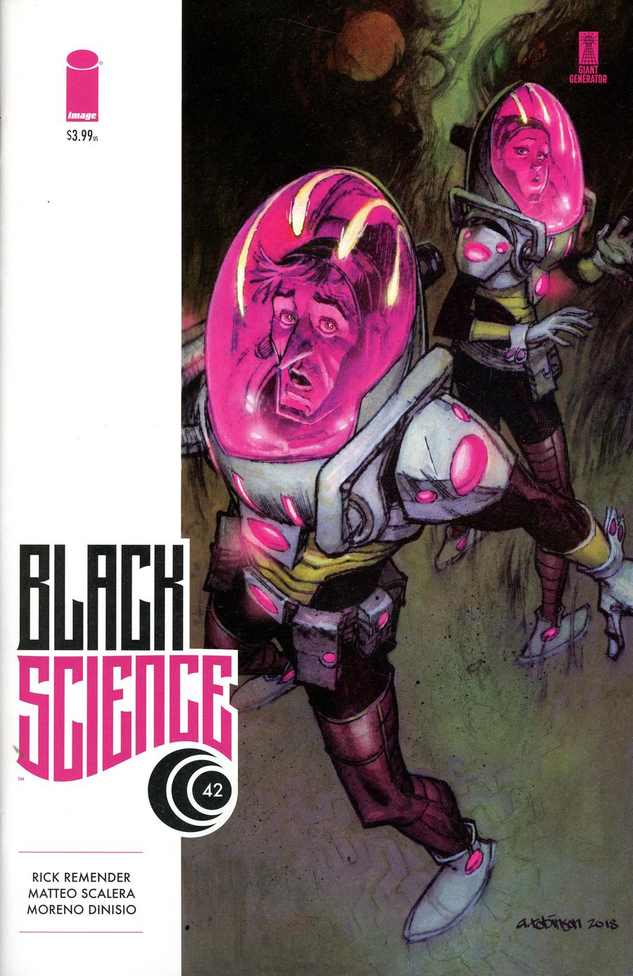 Black Science #42 Cover B Variant Andrew Robinson Cover
