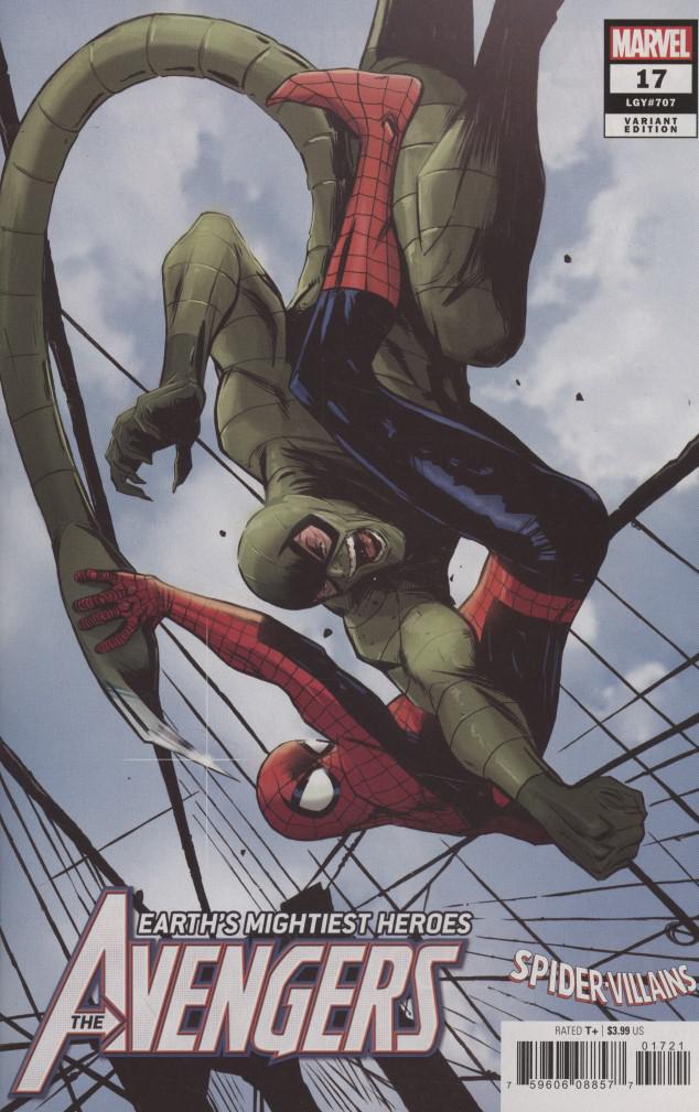 Avengers Vol 7 #17 Cover B Variant Lee Garbett Spider-Man Villains Cover