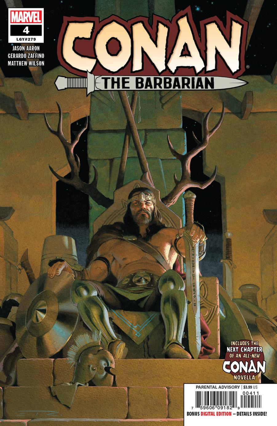 Conan The Barbarian Vol 4 #4 Cover A 1st Ptg Regular Esad Ribic Cover